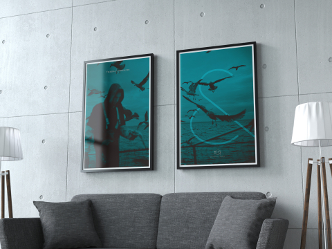 Realistic Poster Mockup Anthony Boyd